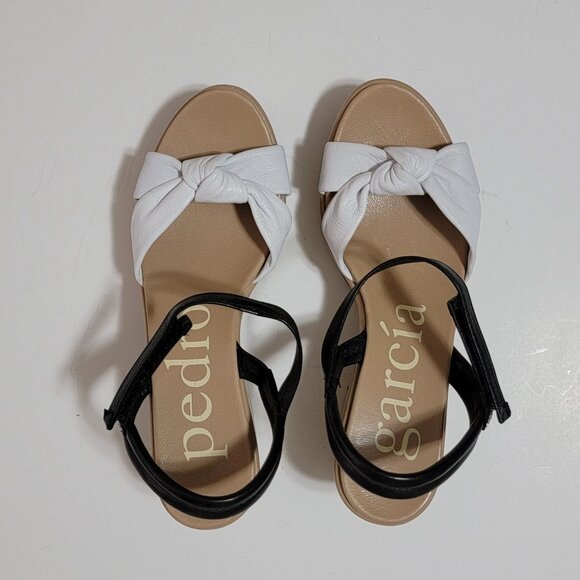 Pedro Garcia Platform Sandal Womens 7 Retro 60s Chic Designer Summer Comfort - Picture 2 of 11